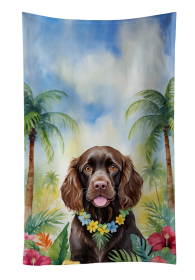 Boykin Spaniel Luau Kitchen Towel