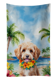 Cockapoo Luau Kitchen Towel