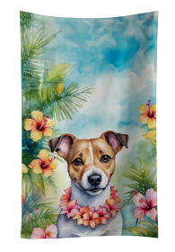 Jack Russell Terrier Luau Kitchen Towel