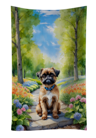 Brussels Griffon Spring Path Kitchen Towel