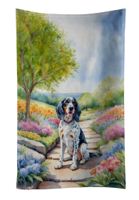 English Setter Spring Path Kitchen Towel