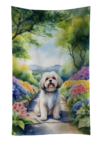 Lhasa Apso Spring Path Kitchen Towel