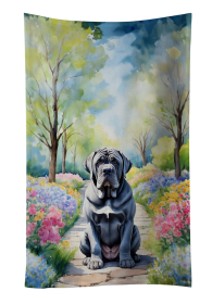 Neapolitan Mastiff Spring Path Kitchen Towel