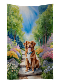 Nova Scotia Duck Tolling Retriever Spring Path Kitchen Towel