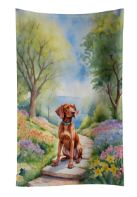 Vizsla Spring Path Kitchen Towel