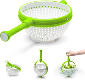 Salad Spinner, Scratch Resistant Spinning Colander