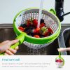 Salad Spinner, Scratch Resistant Spinning Colander