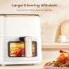 Air Fryer, VEWIOR 5.3Qt Airfyer with Viewing Window, 7 Custom Presets Large Air Fryer Oven with Smart Digital Touchscreen