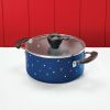 Farberware Disney 3 Quart Ceramic Nonstick Saucepot with Lid, Blue