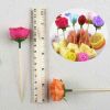 [Rose] Wedding Party Supply Disposable Bamboo Cocktail Pick Dessert, 40 Pcs