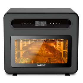 Geek Chef Steam Air Fryer Toast Oven Combo , 26 QT Steam Convection Oven Countertop , 50 Cooking Presets, with 6 Slice Toast, 12" Pizza (Liter: 25L)