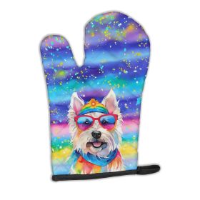 Westie Hippie Dawg Oven Mitt Heat Resistant Thick Oven Mitt for Hot Pans and Oven, Kitchen Mitt Protect Hands, Cooking Baking Glove (default: default)